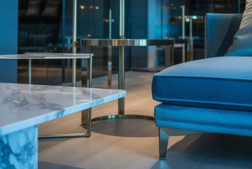 Pairing Cool Blue with the Right Materials