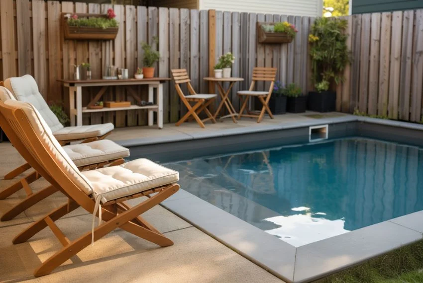 Pool Furniture Ideas for Small Pool Areas