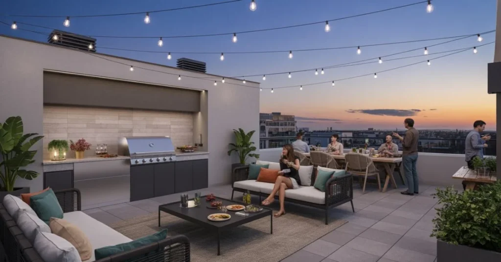 Rooftop Barbeque Station Ideas to Turn Your Terrace Into a Social Hub