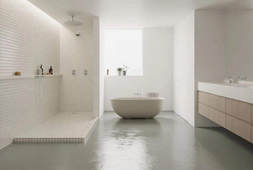 Seamless Minimalist Epoxy Floor Designs