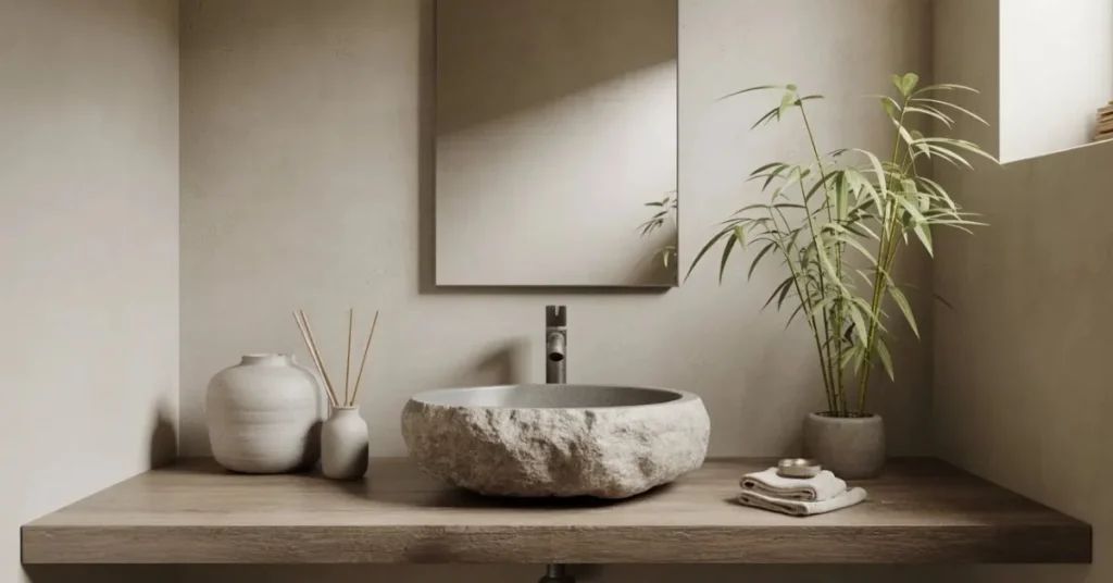 Serene and Simple Wabi Sabi Bathroom Ideas for a Tranquil Space