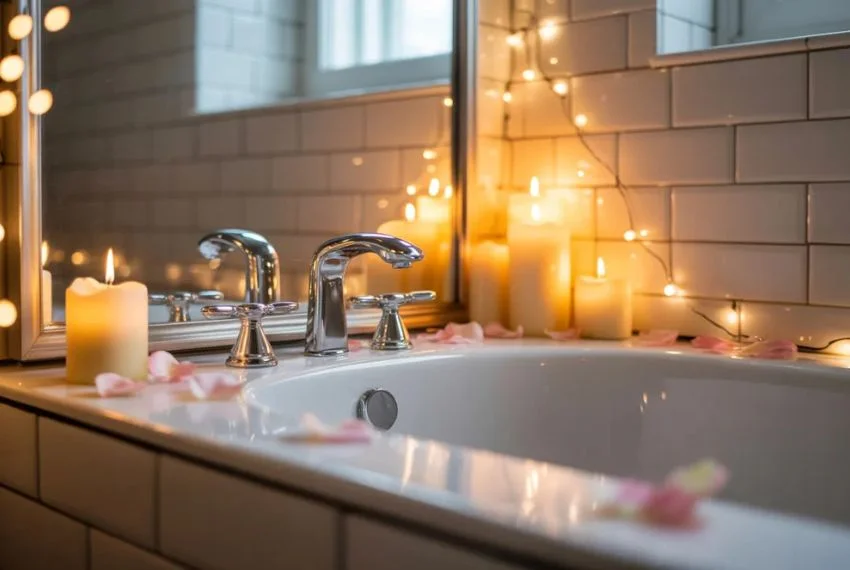 Set the Mood With Soft, Romantic Lighting