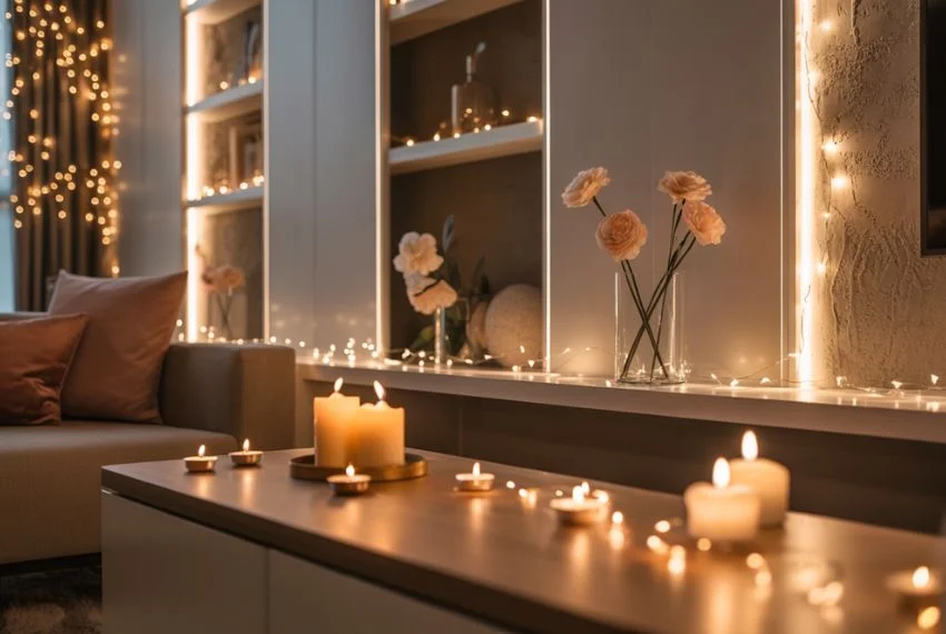 Set the Mood With Soft and Romantic Lighting