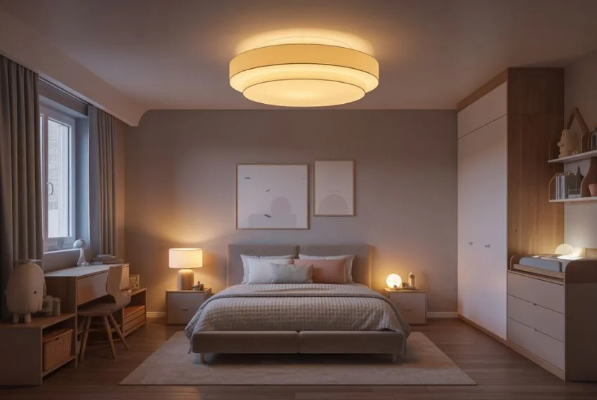 Soft Lighting and Modern Fixtures