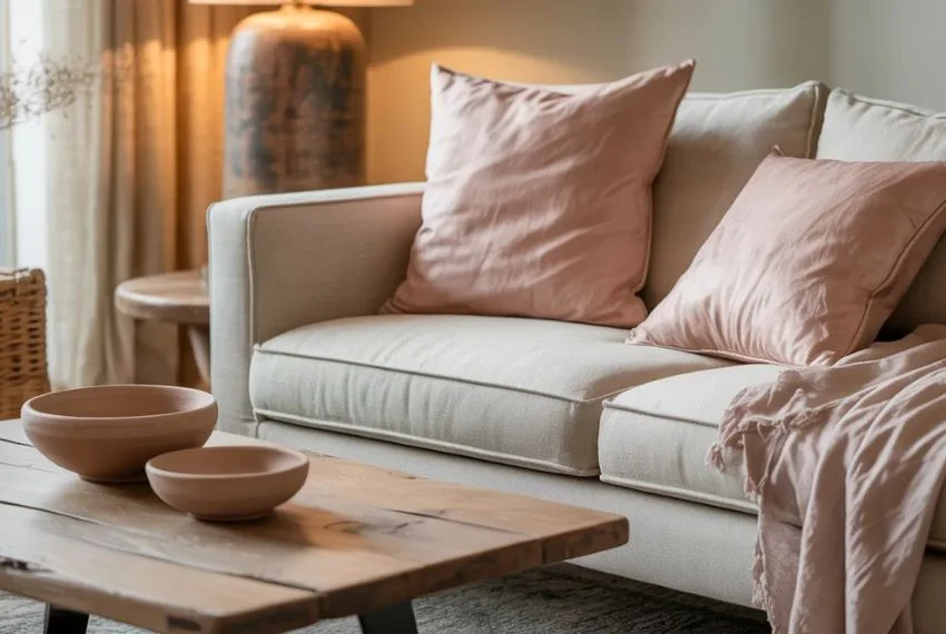 Soft Pink and Clay Undertones