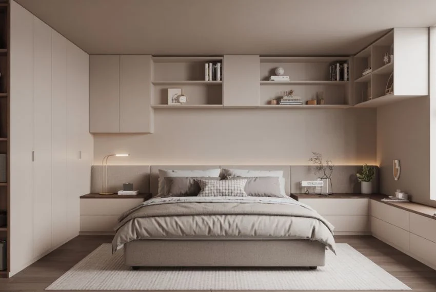 Space-Saving Storage Ideas for Small Basement Bedrooms