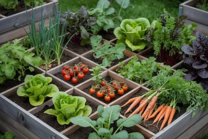 Square Foot Garden Layout