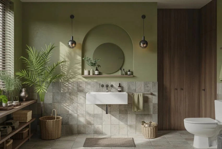 Use Earthy and Forest-Inspired Colors