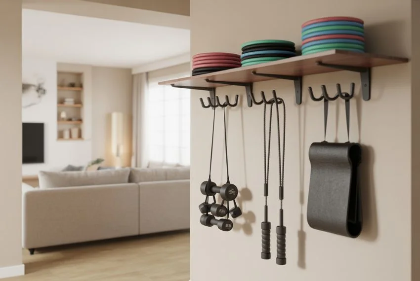 Use Wall-Mounted Storage