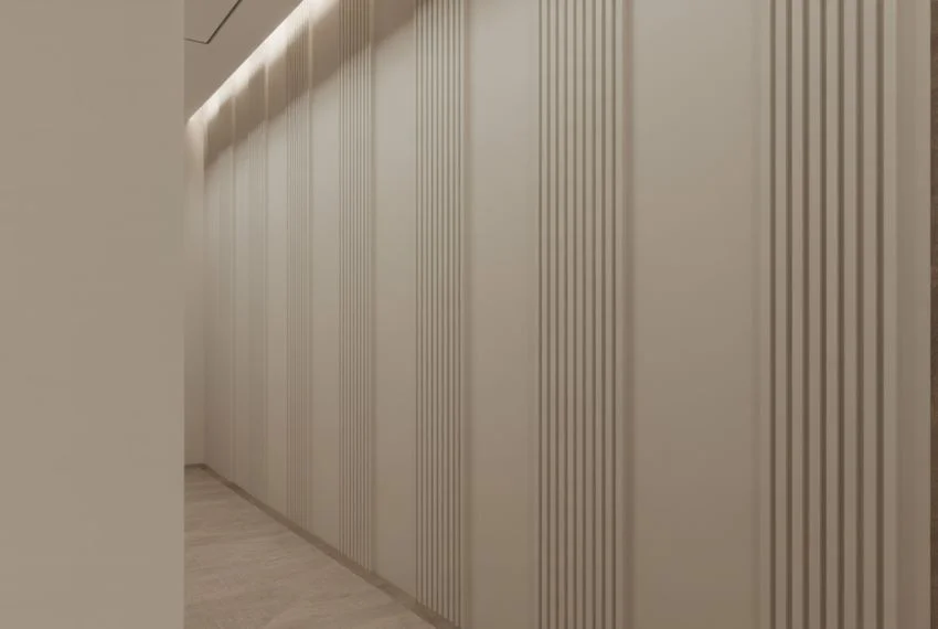 Vertical Moulding to Make Rooms Feel Taller
