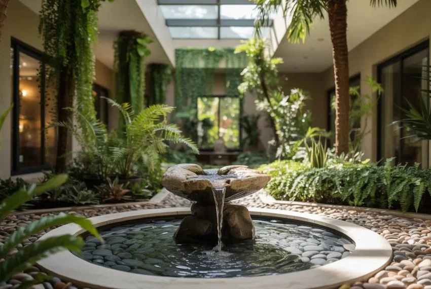 Water Features for a Relaxing Atrium