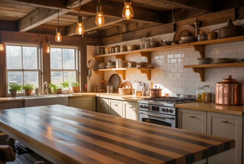 Why Barn Kitchens Feel So Warm and Liveable