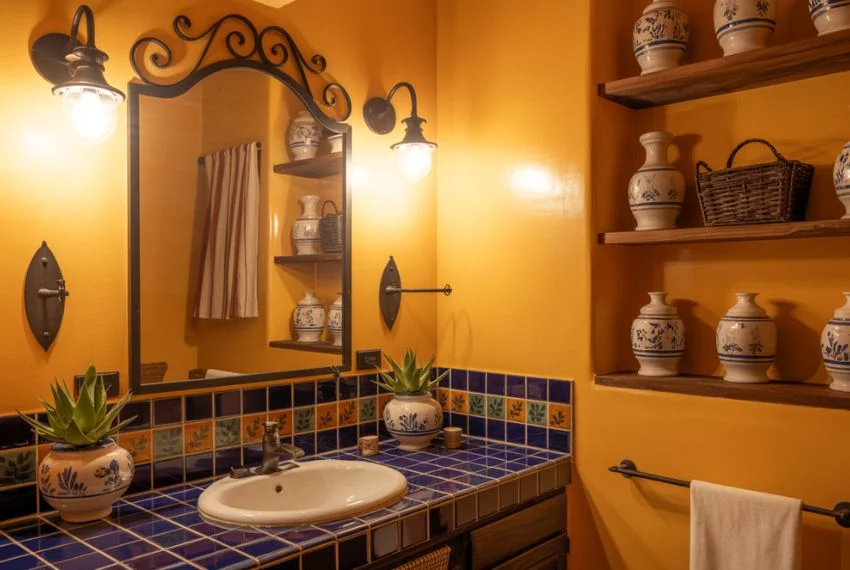 Wrought Iron Accents and Handmade Details