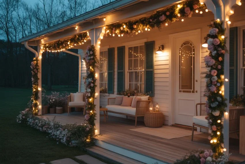 Add String Lights or Lanterns