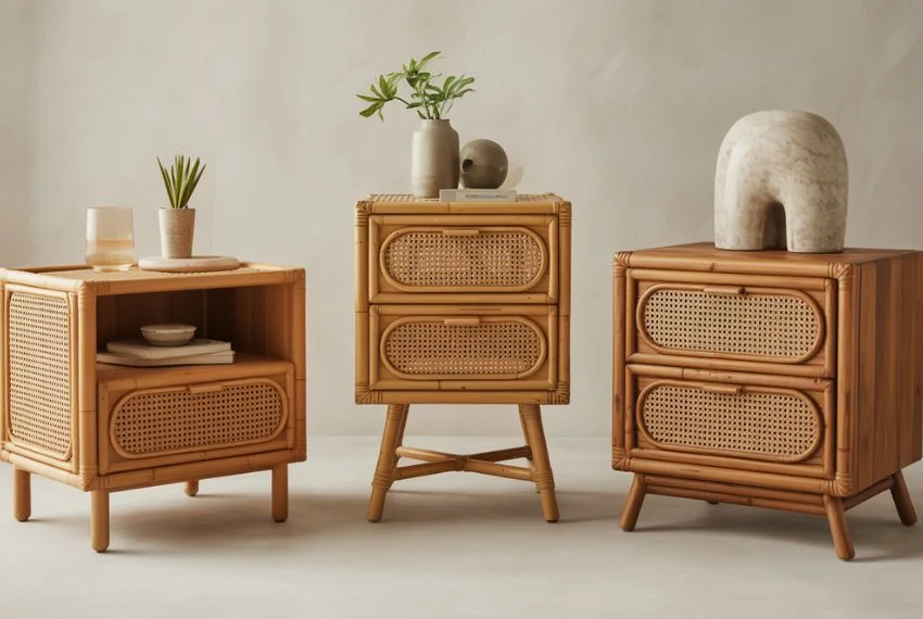 Best Materials That Define Tropical Nightstands for Island Homes