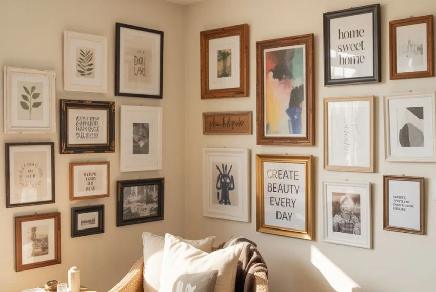 Budget-Friendly Gallery Wall Tips