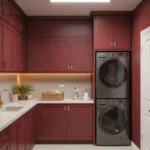 Burgundy Laundry Room Ideas Bringing Warmth and Drama to Utility Spaces