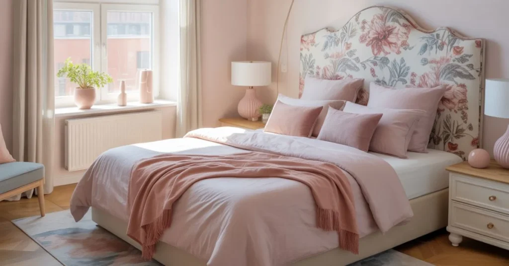 Charming Floral Headboard Ideas