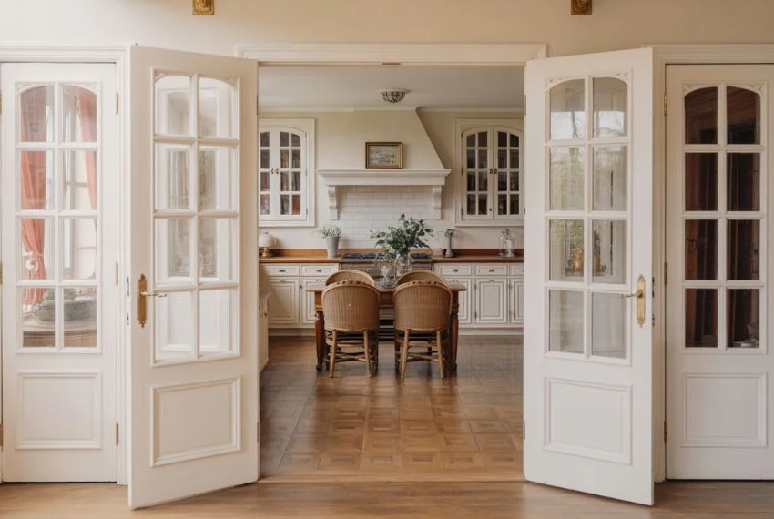 Classic French Doors for Elegant Kitchens