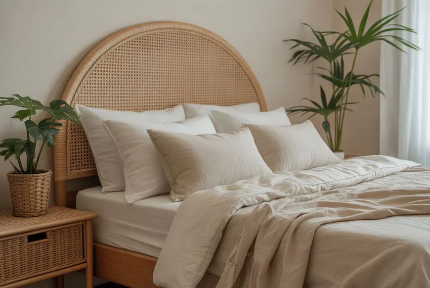 Classic Natural Wicker Headboards