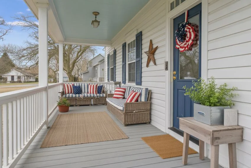 Classic Red, White, and Blue Foundations