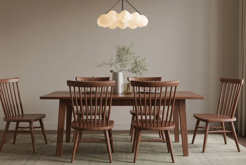 Classic Wooden Spindle Back Chairs