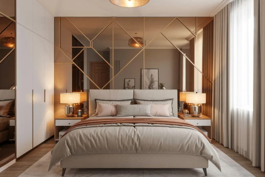 Create a Mirror Accent Wall