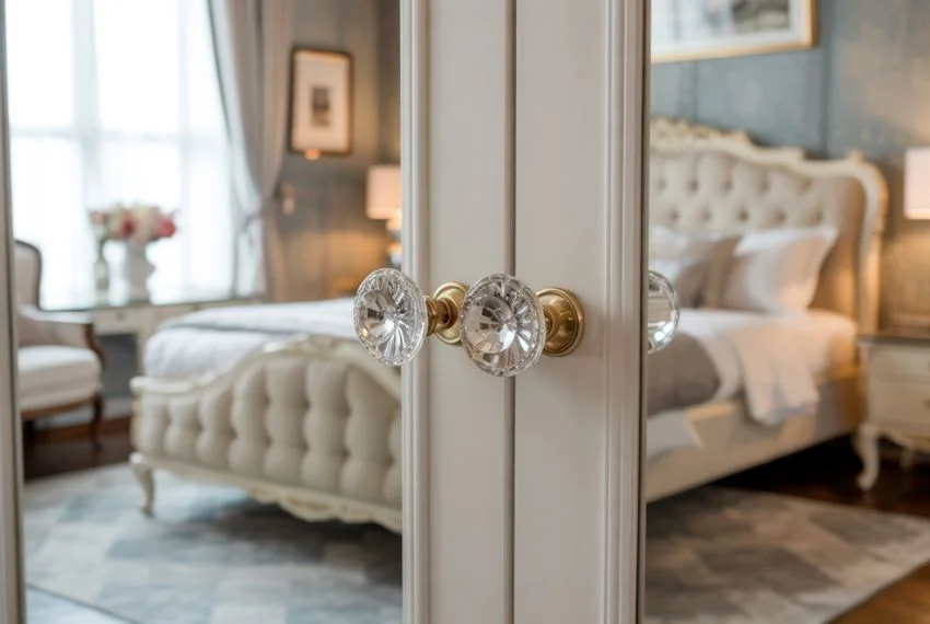 Crystal and Glass Door Knobs for Classic Spaces