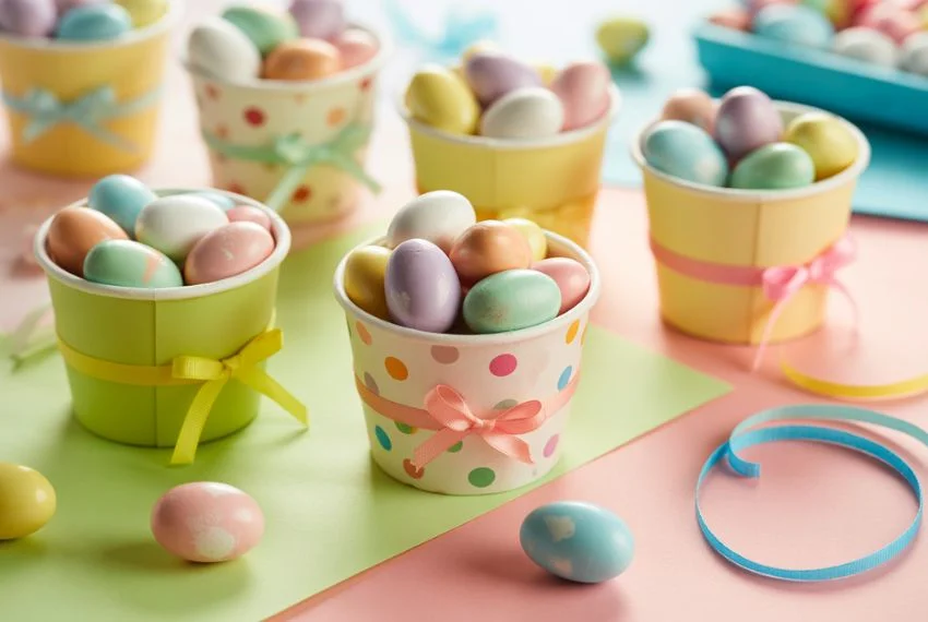 DIY Easter Basket from Paper Cups