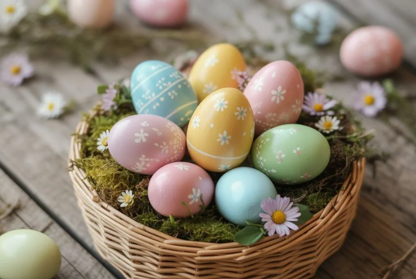 DIY Wooden Egg Decorations