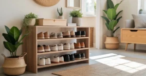 DIY and Ready-Made Wooden Shoe Rack Ideas to Elevate Your Home