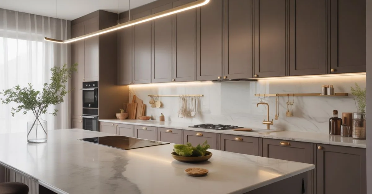 Elegant Dark Taupe Kitchen Cabinets: Modern Designs And Timeless Appeal ...
