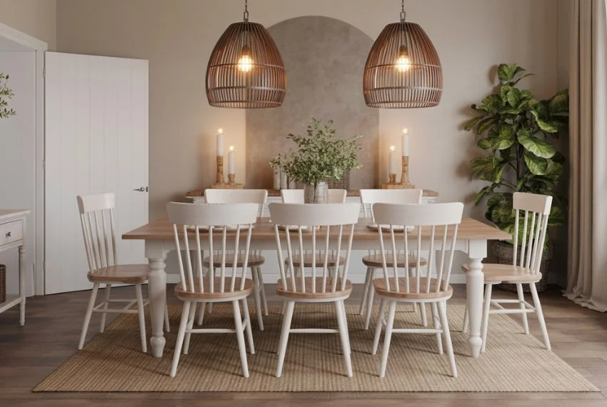 Farmhouse Spindle Back Chairs