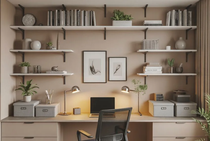 Floating Shelves and Functional Decor