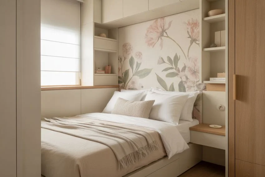 Floral Headboards for Small Spaces