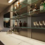 Glass Shelf for Home Bar