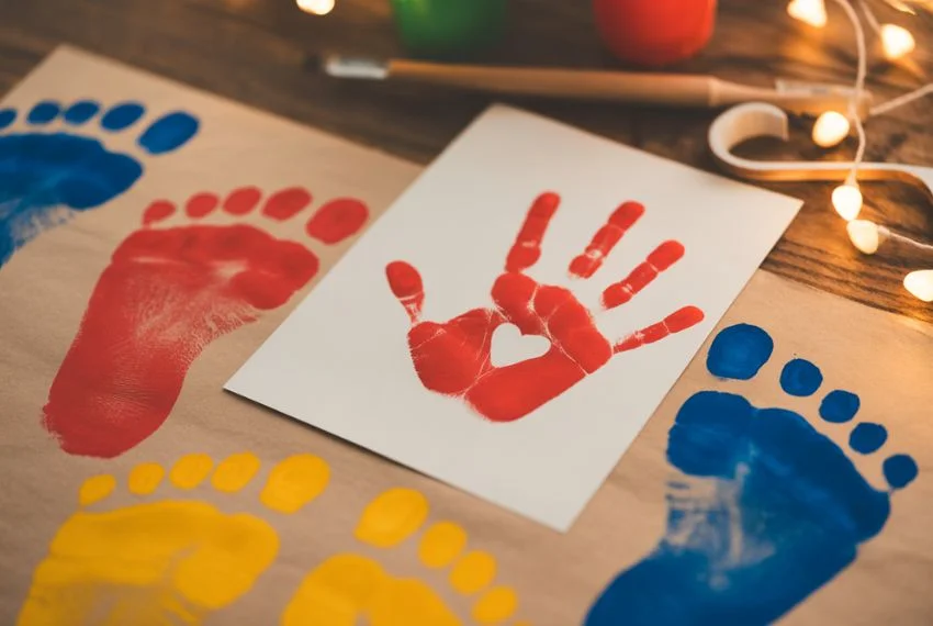 Handprint and Footprint Crafts