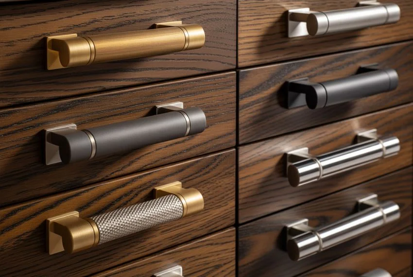 Hardware and Fixtures for Dark Oak Cabinets