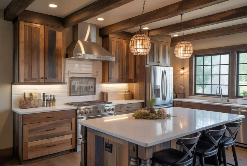 Harmonizing Rustic Charm with Modern Elegance