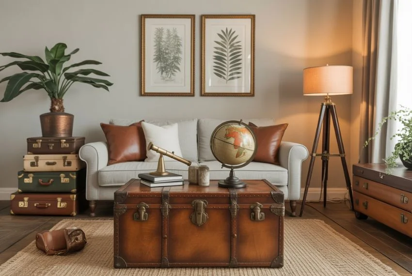 Incorporate Vintage Travel Elements