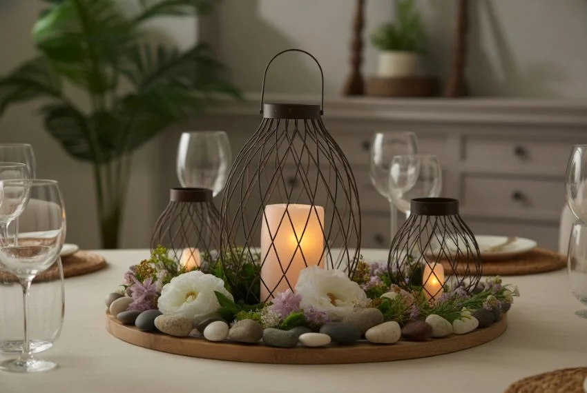 Lanterns as Table Centerpieces