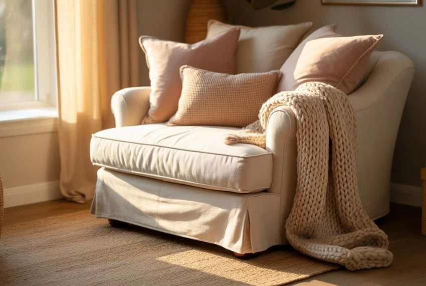 Layer Textures for a Cozy, Grounding Effect