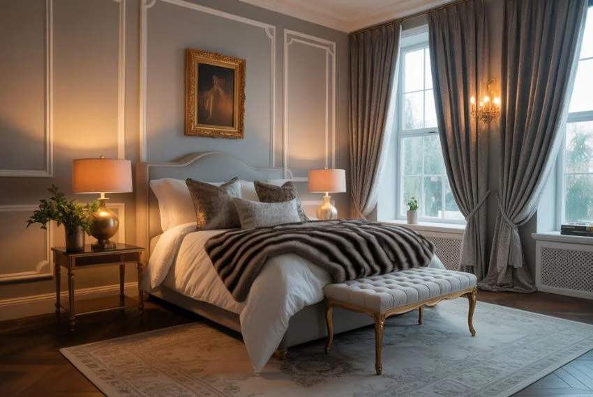 Layer with Luxurious Fabrics