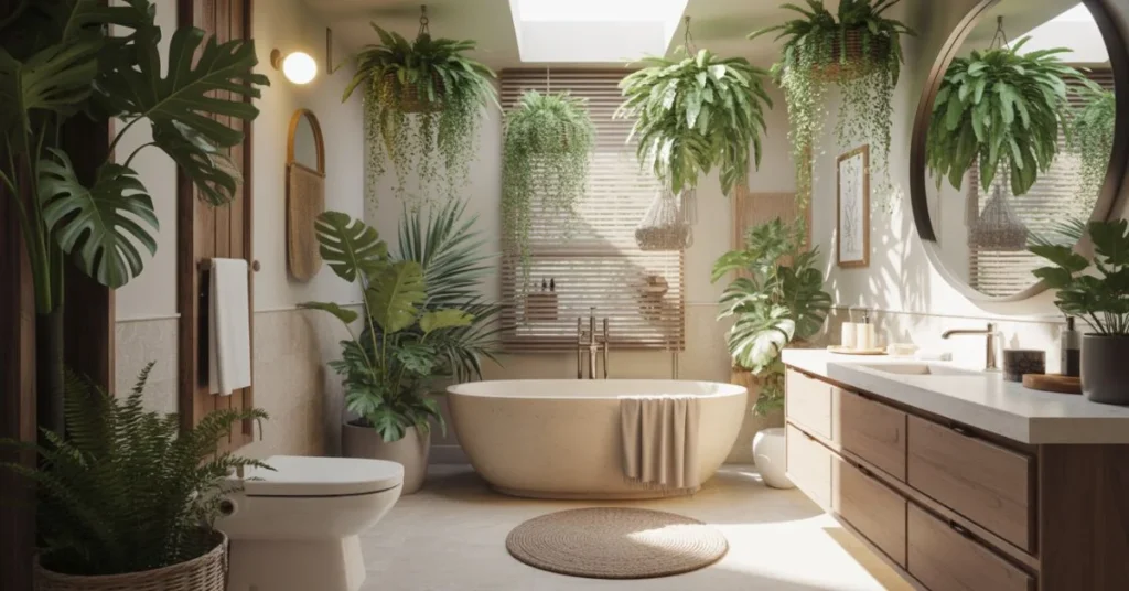 Lush Jungle Bathroom Ideas to Transform Your Space into a Tropical Oasis
