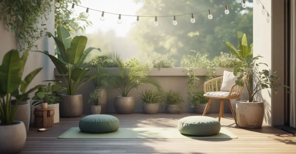 Make Your Patio a Relaxing Yoga Paradise at Home