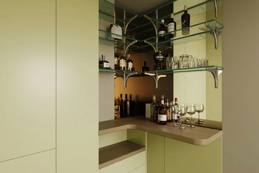 Makes Small Bar Areas Feel Bigger