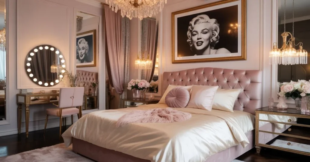 Marilyn Monroe Inspired Bedroom Ideas for a Glamorous Hollywood Look