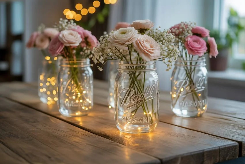 Mason Jar Lanterns for DIY Charm
