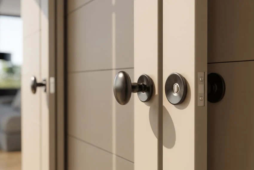 Matte Black Door Knobs for Modern Homes