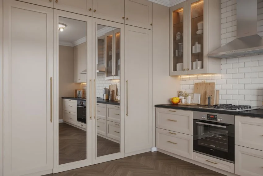 Mirror Doors for Spacious Elegance